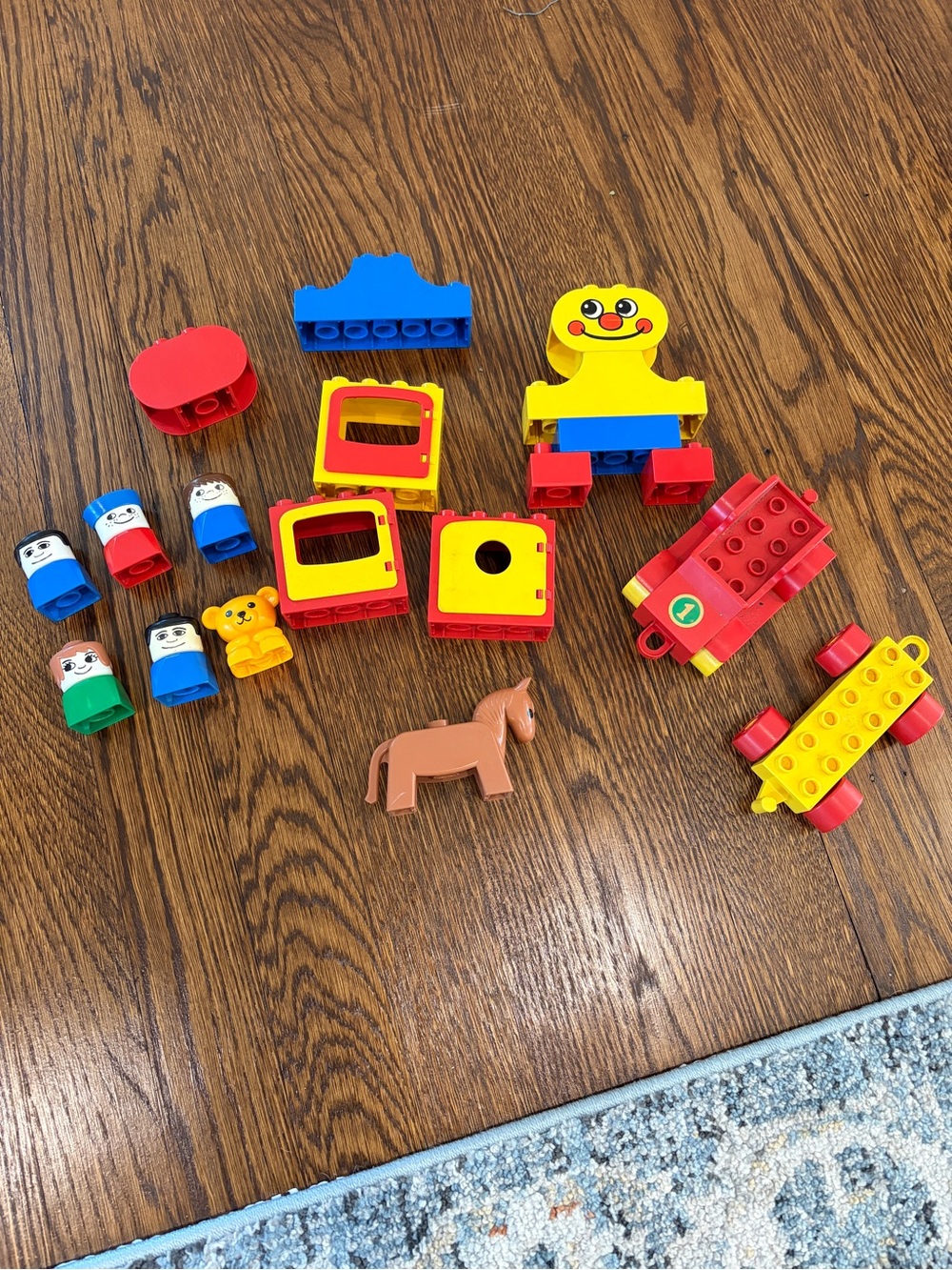Lego Duplo Vintage Figures and Blocks